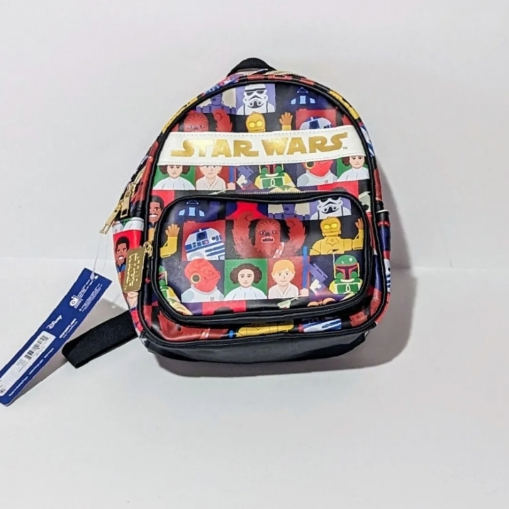 Star Wars Disney Mini Backpack Faux Leather Lucas Film Accessory Innovation